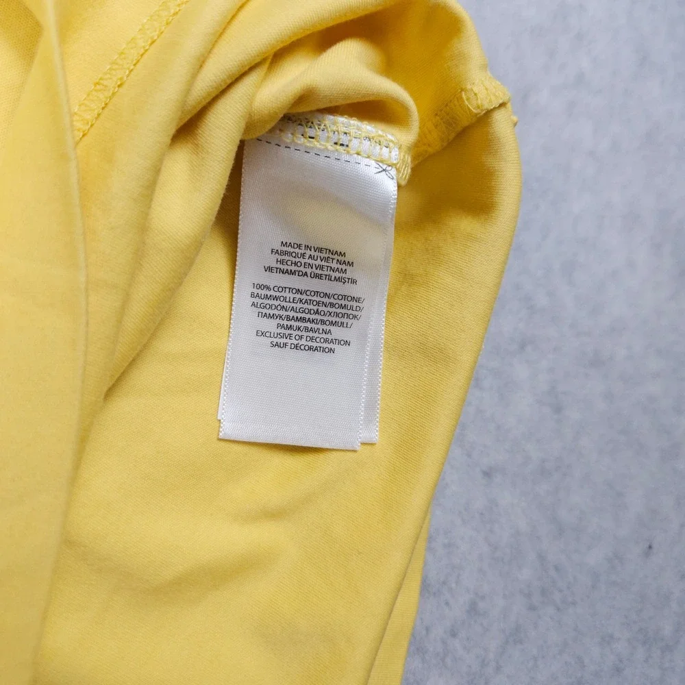 Polo Ralph Lauren (Men's XXL) Yellow Polo Shirt Classic Fit Cotton Pony Stretch
